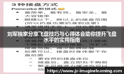 刘军独家分享飞盘技巧与心得体会助你提升飞盘水平的实用指南