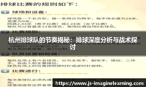 杭州排球队的节奏揭秘：排球深度分析与战术探讨